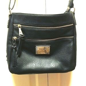 💖NEW! Black Soft Leather Nicole Miller Purse